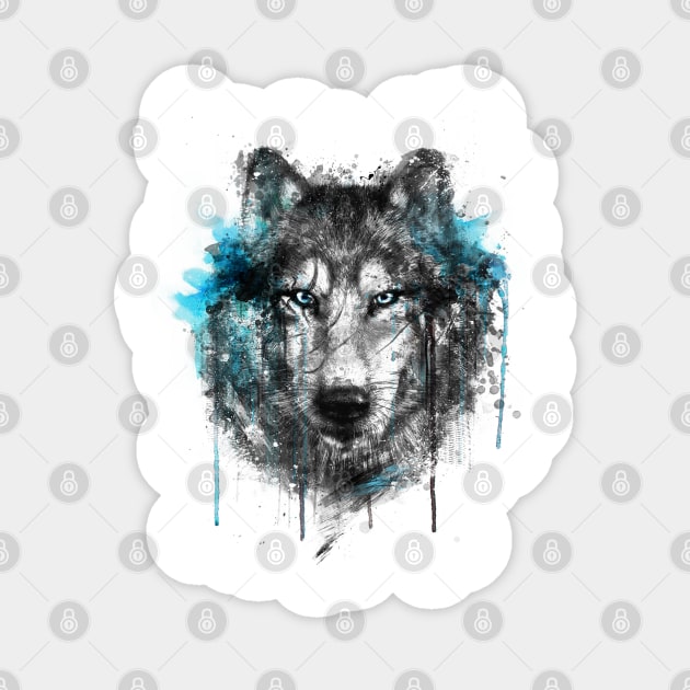 Alpha Wolf Sticker by Cyberframe